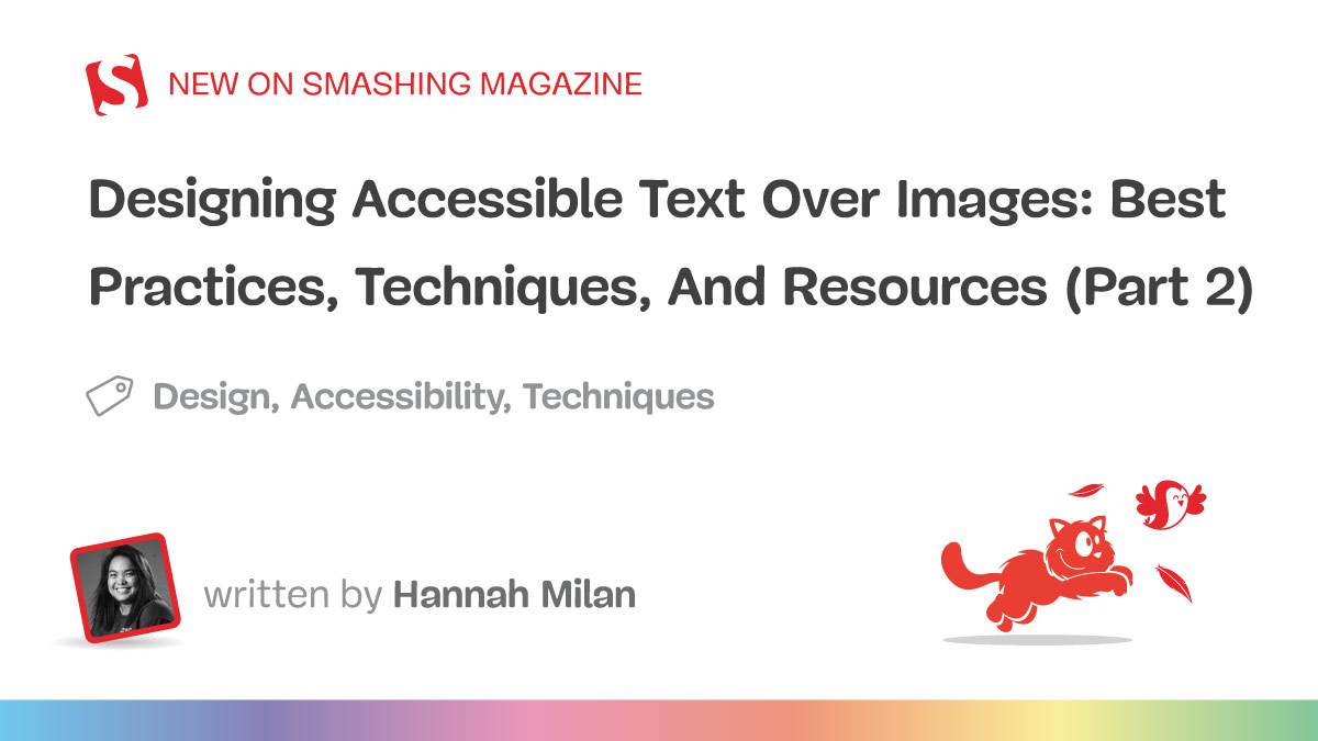 Designing accessible text over images part2