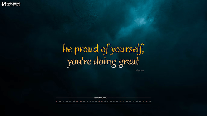 Be Proud Of Yourself