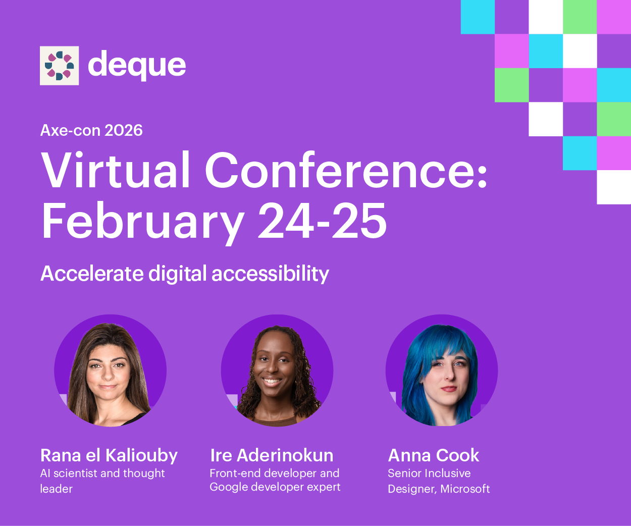 Register for free to attend Axe-con